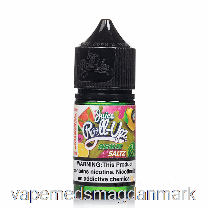 Vape Uden Nikotin Vandmelon Limonade - Juice Roll Upz Remix Salt - 30ml 50mg